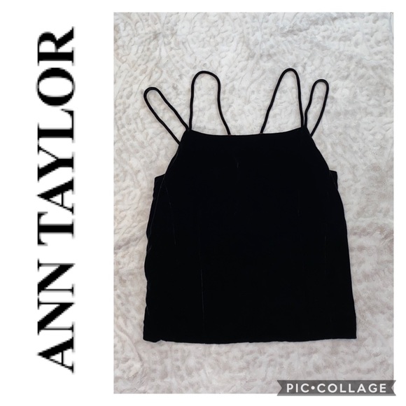 Ann Taylor Tops - Ann Taylor Velvet Cami Top